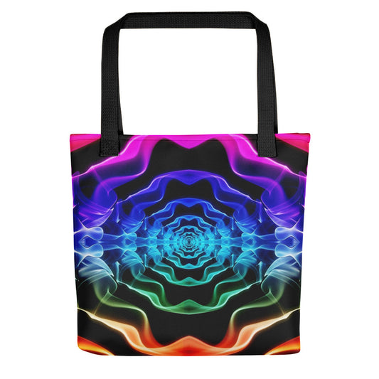"Rainbow Soundwave" - Tote Bag