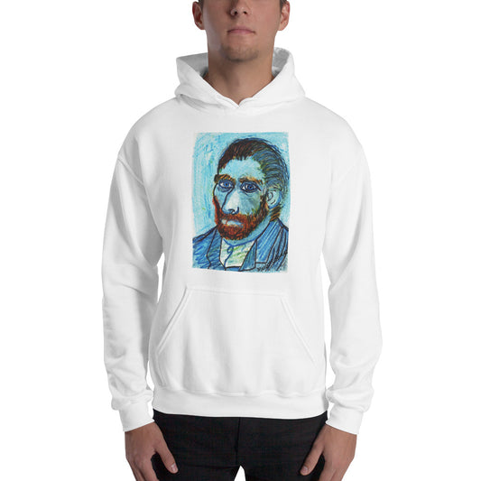 Hooded Sweatshirt / Blue Van Gogh / Artist - Margot House