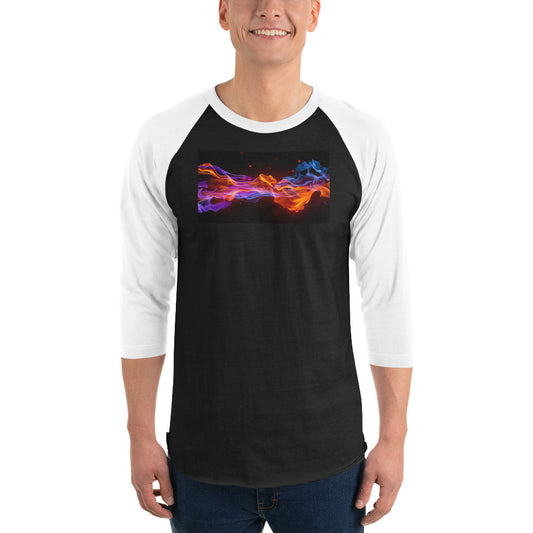 Graphic Edition 3/4 sleeve raglan shirt