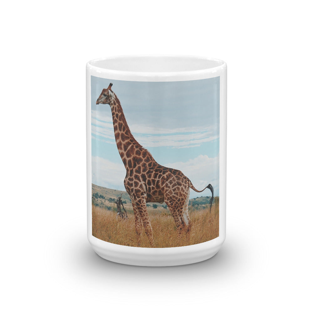 Giraffe in Nature Mug