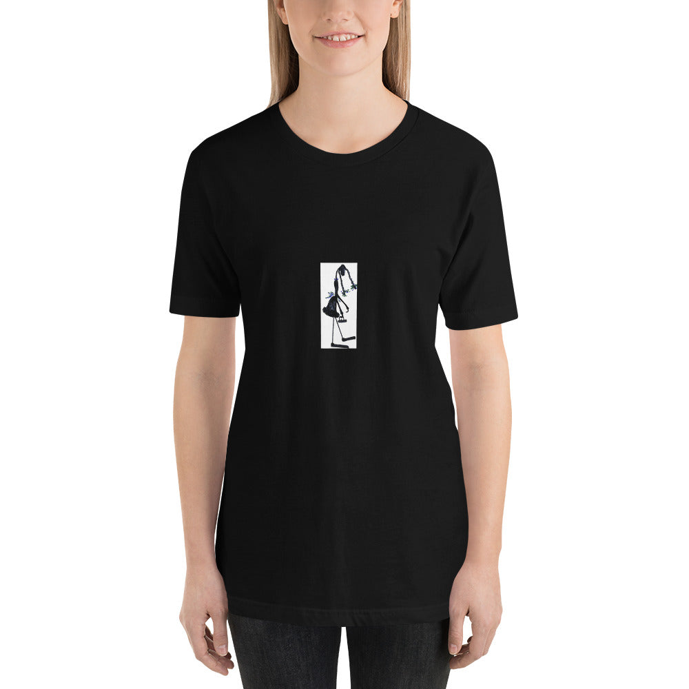 Short-Sleeve Unisex T-Shirt / "Little Girl ant with pig tails" / Artist - Margot House