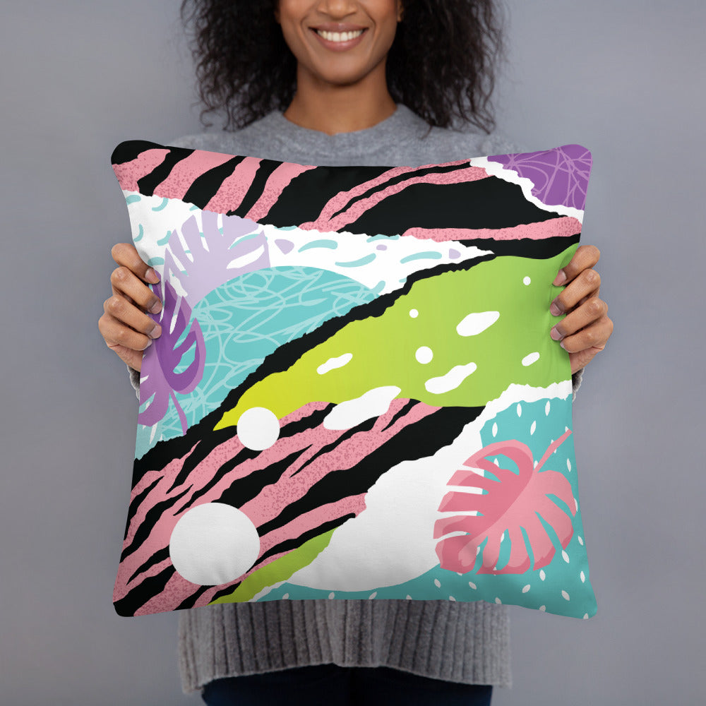 Pop Art Pink Pillow / Artist - Bryan Ameigh