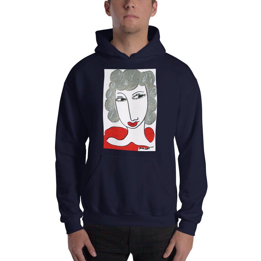 Artistic Hooded Sweatshirt