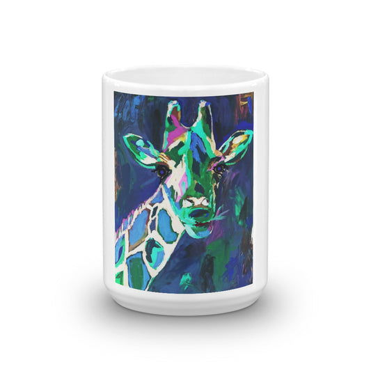 "Giraffe at Night" Mug