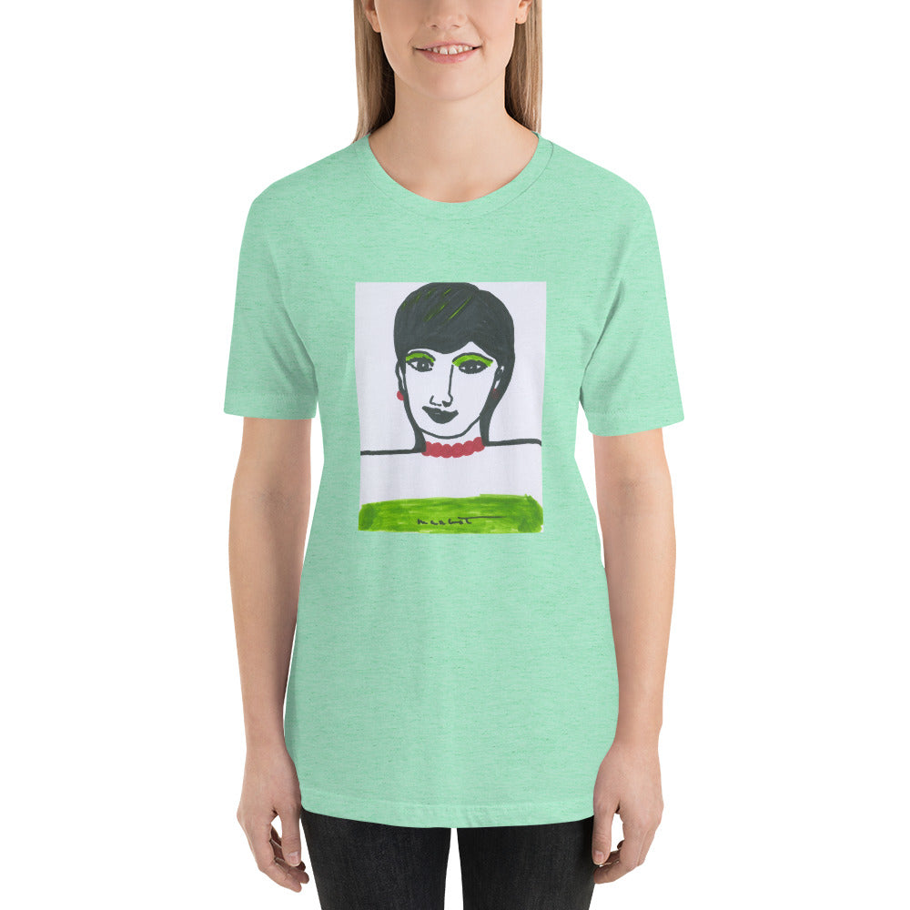 Short-Sleeve Unisex Artistic T-Shirt / Artist -Margot House