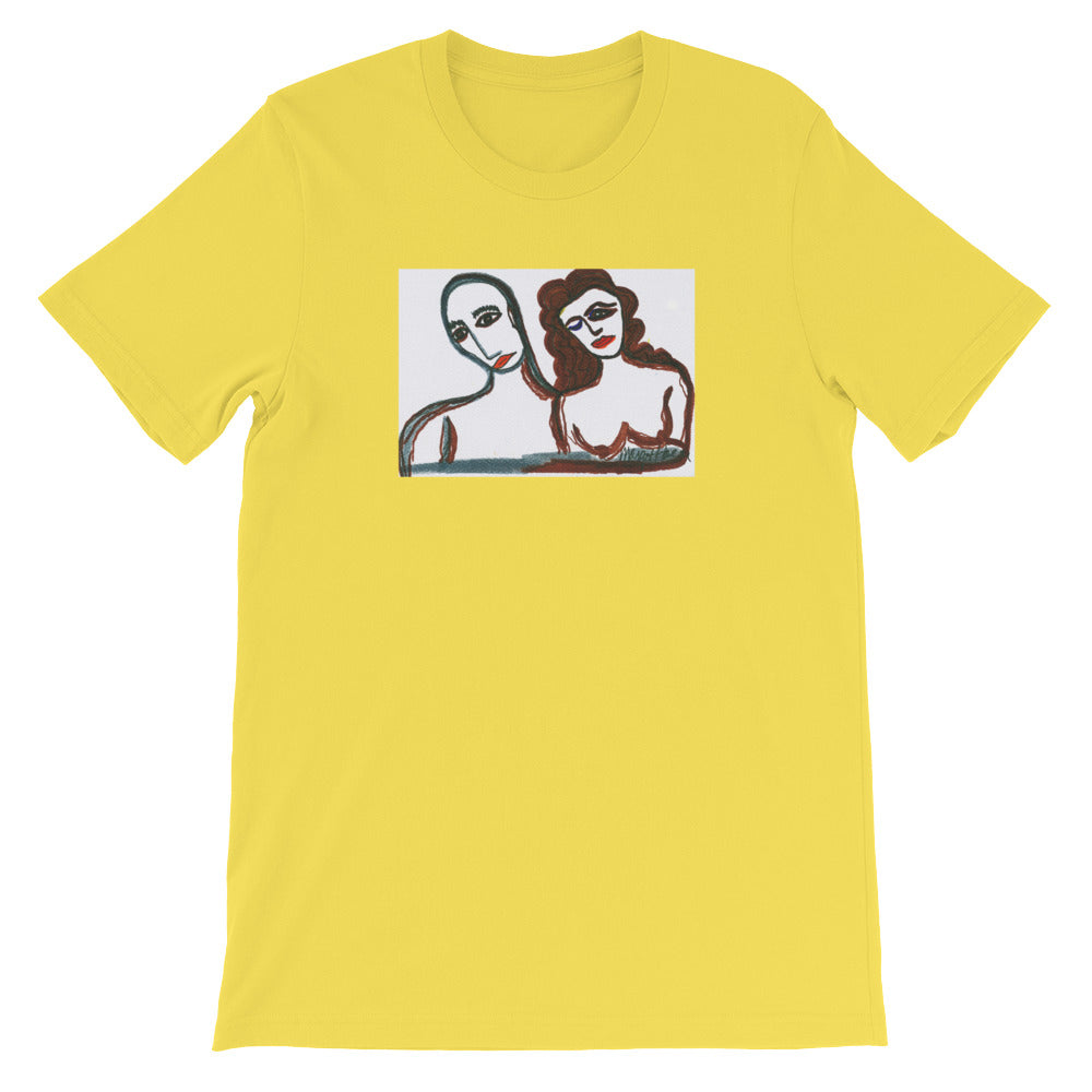 Short-Sleeve Unisex Artistic T-Shirt/ Artist - Margot House