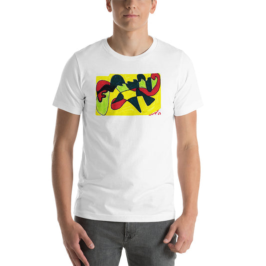 Short-Sleeve Unisex T-Shirt / "motion of color" artist- Margot House 2007
