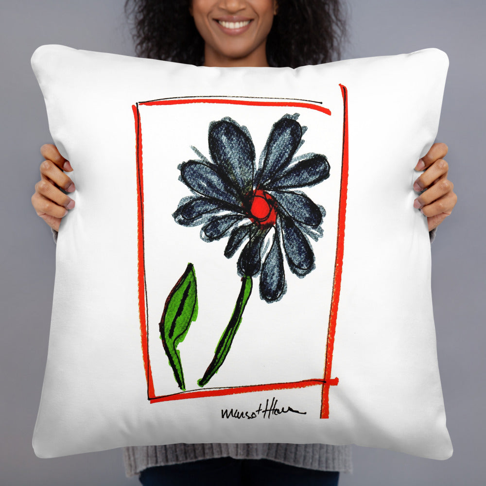 Flower Print Pillow / Artist - Margot House
