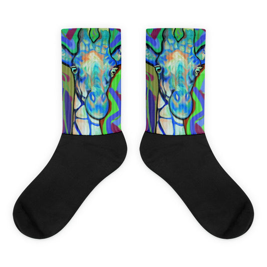 Giraffe Socks /Artist - Bryan Ameigh