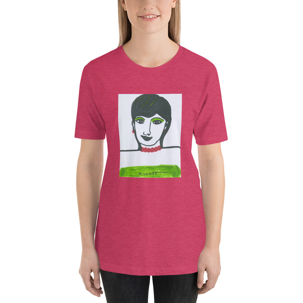 Short-Sleeve Unisex Artistic T-Shirt / Artist -Margot House