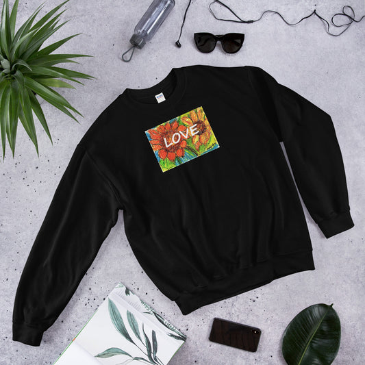 Sunflower Love Sweatshirt / Artist - Margot House