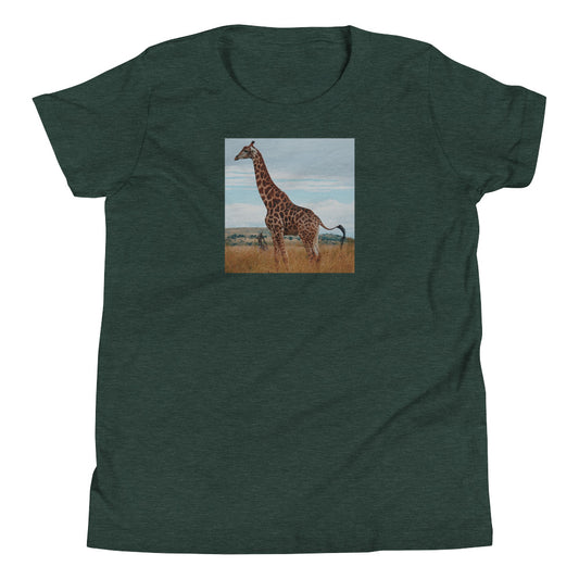 Giraffe in nature Youth Short Sleeve T-Shirt