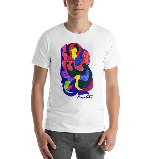 Short-Sleeve Unisex T-Shirt /  "colors melting" by artist Margot House