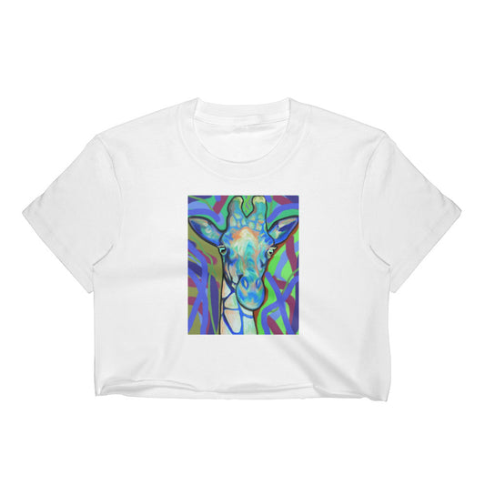Giraffe Women's Crop Top / Artist - Bryan Ameigh