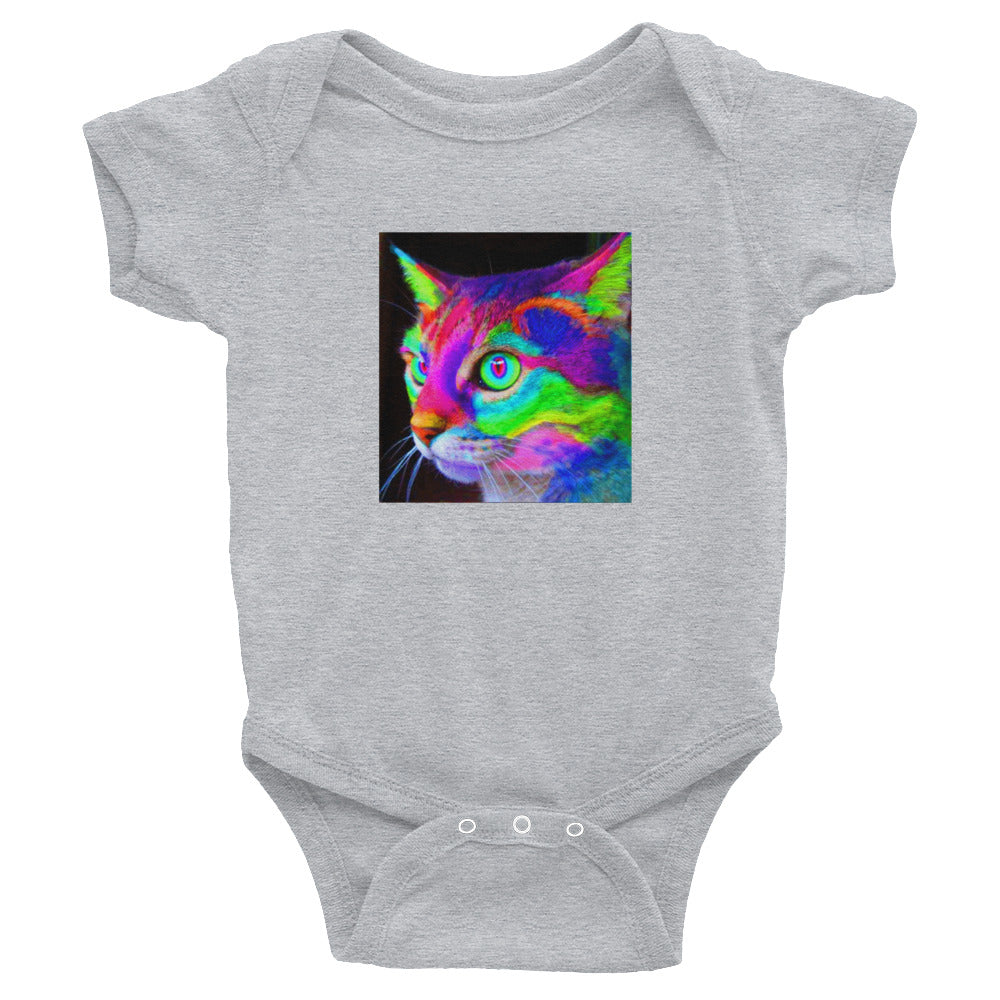 Color kitty Infant Bodysuit